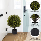 UV Protection Ball Topiary Tree Set – 22in