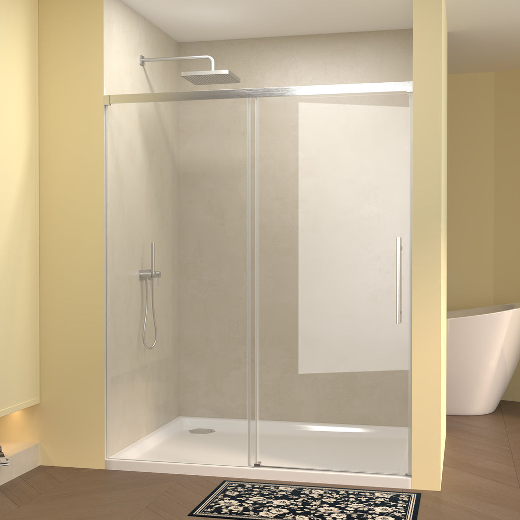 48" Single Sliding Shower Door