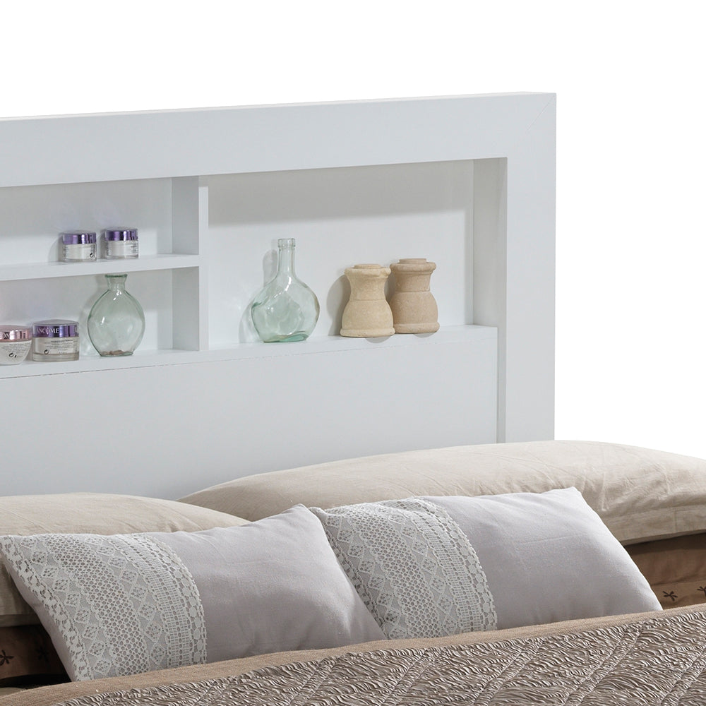 Transitional Style Full Bed In Crisp