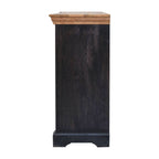 Solid Wood Regal Rustic Sideboard, 6 Compartments