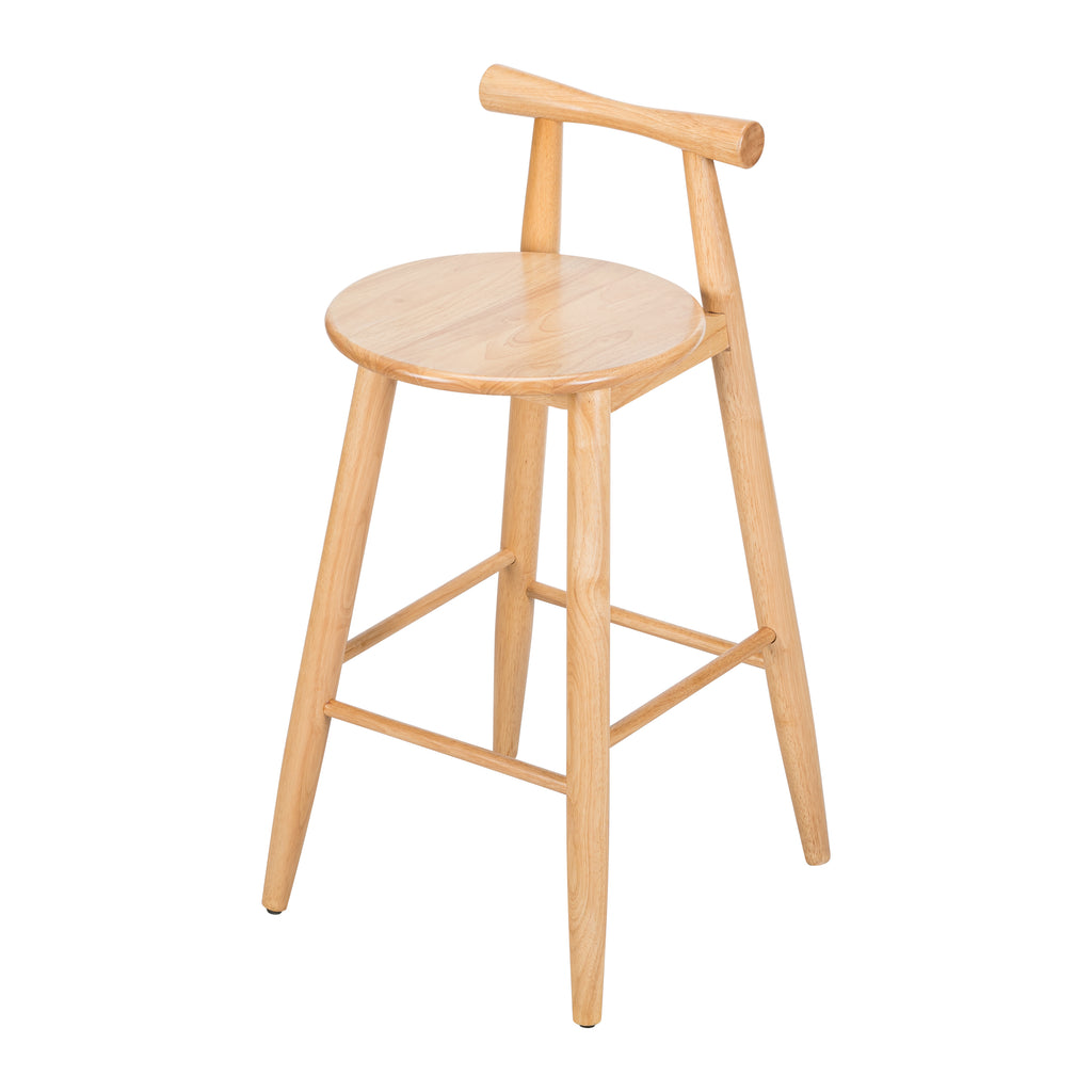 Grove Indoor Rubberwood Barstool