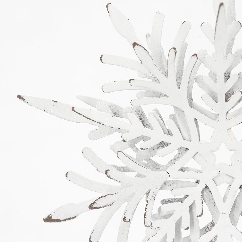 Iron Snowflake Hanger - Set of 6 Decorative Ornaments
