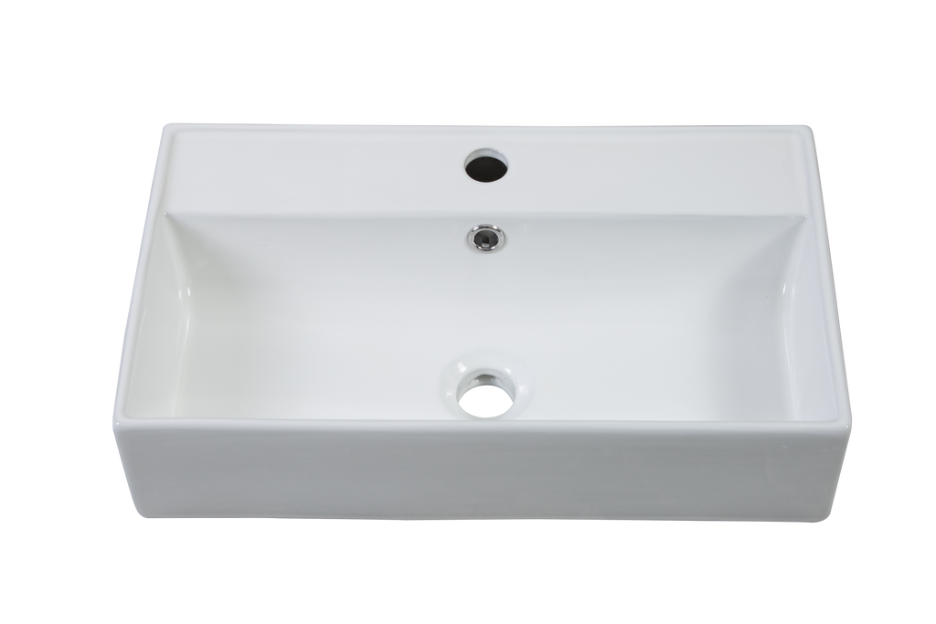 21.6" Glossy Vessel Sink