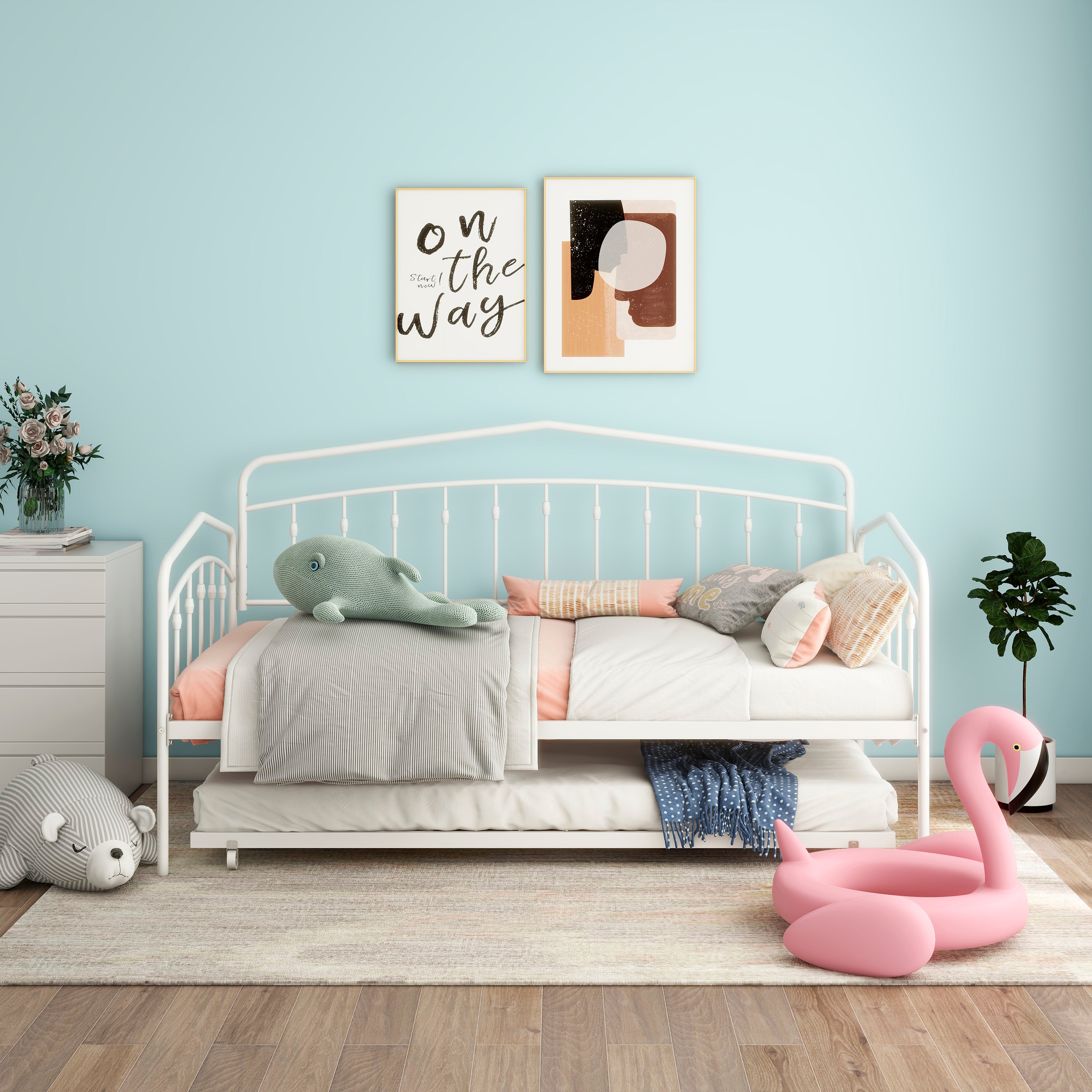 Fox Twin Daybed with Twin Trundle