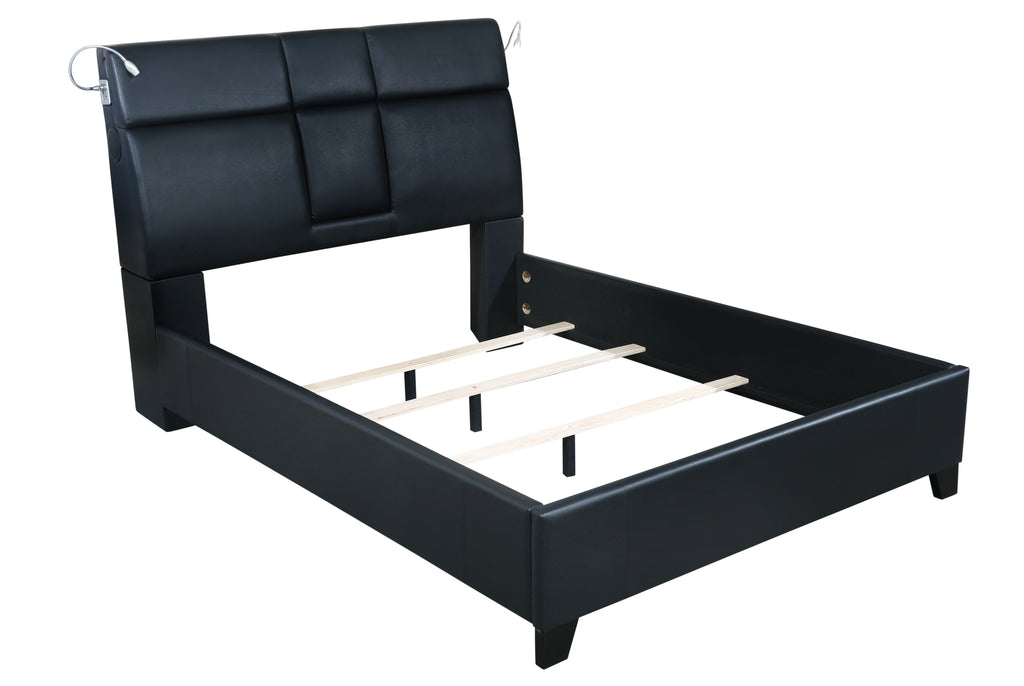 Queen Music Bed Touch Lighting Bluetooth Sound Beverage Tray