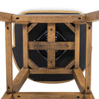 Bahama 30" Cane Rattan High-Back Swivel Bar Stool