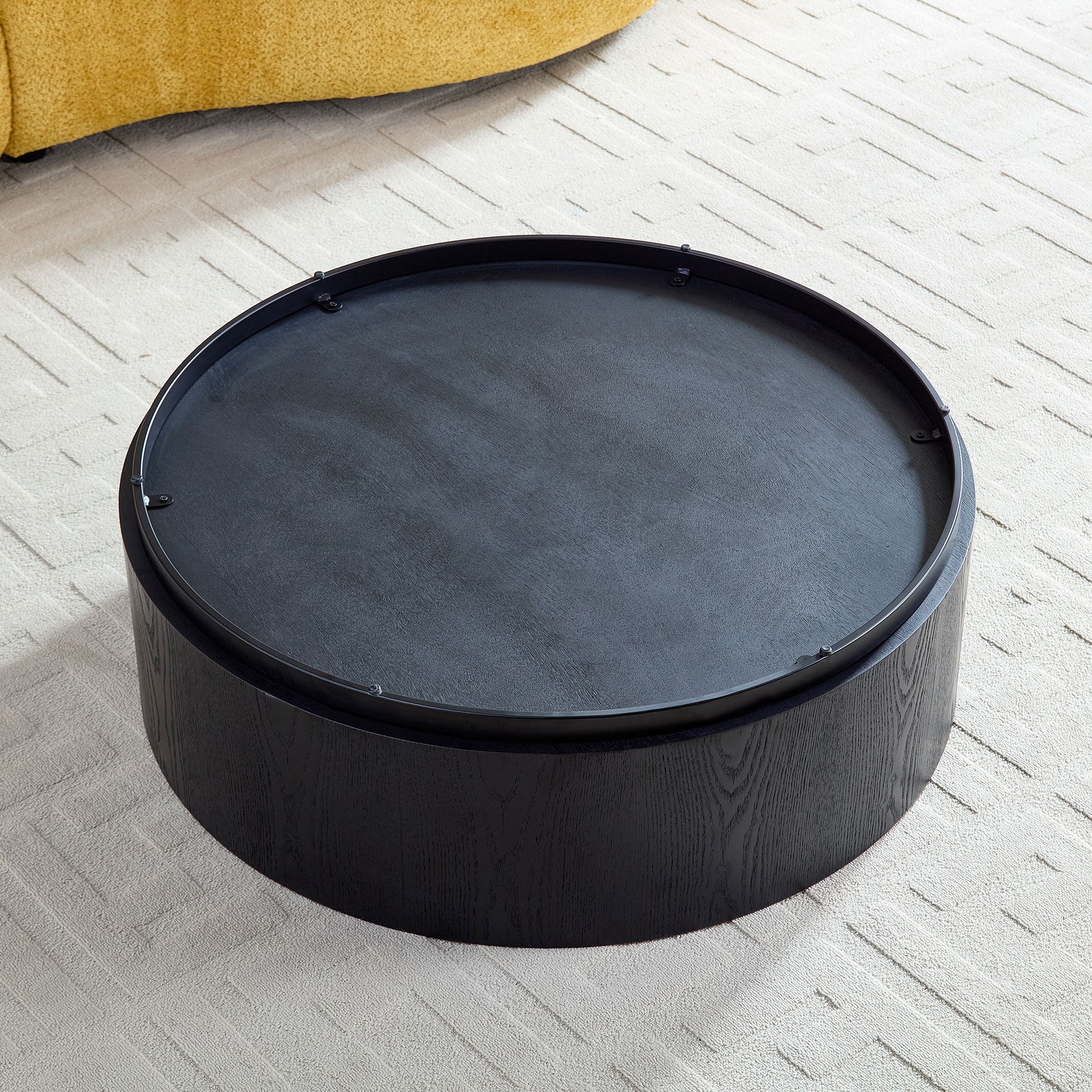 Modern Round Coffee Table - 35.43 Inch