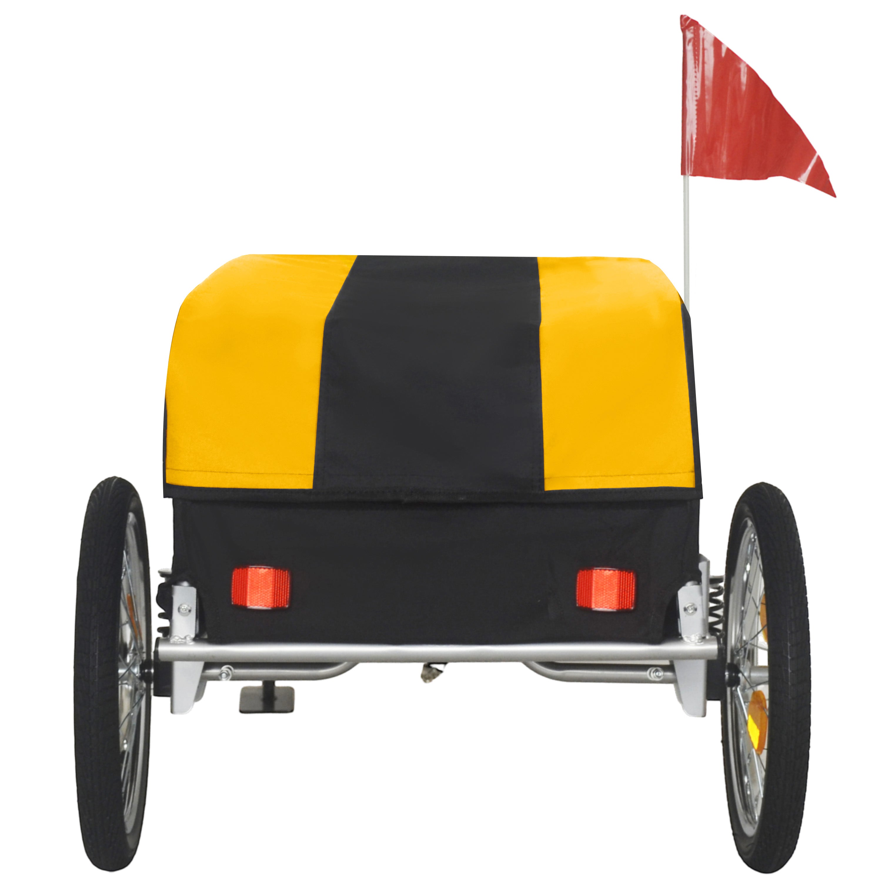 Heavy-Duty Bike Cargo Trailer with Waterproof Cover