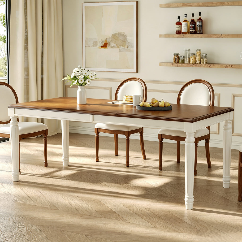 TREXM Traditional Rectangular Dining Table