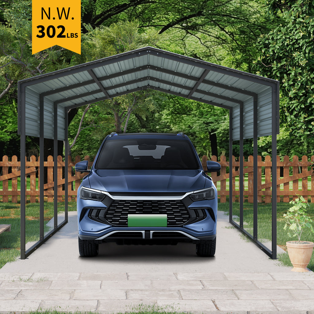 Outdoor Carport - 10 X 15 FT Heavy Duty Canopy