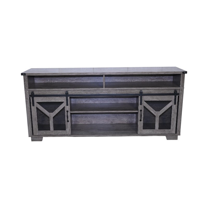 65.3" TV Stand with LED Light Strips