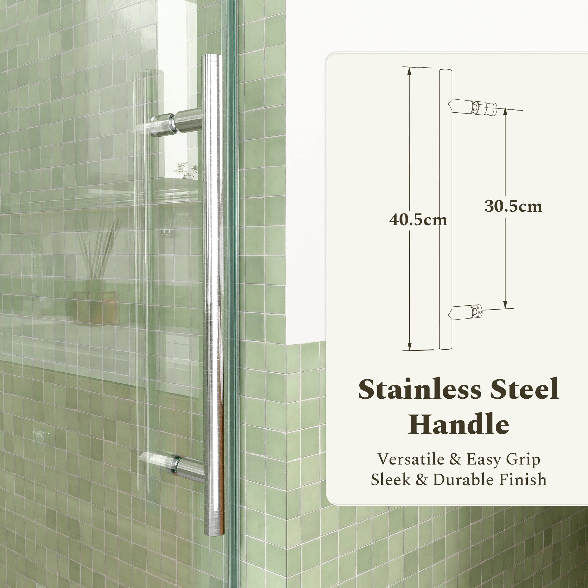 Frameless Sliding Tub Shower Door Enclosure