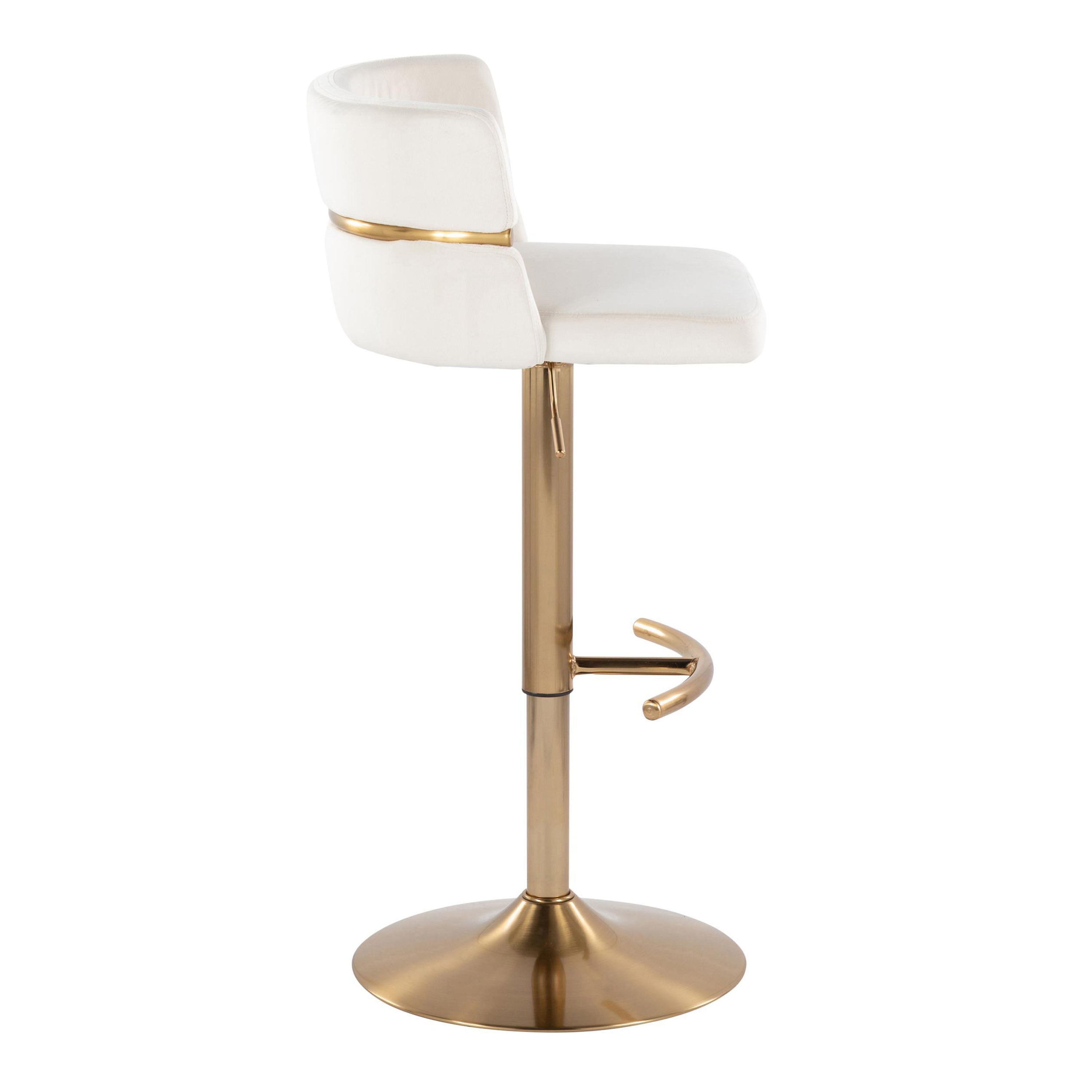 Adjustable Barstool with Swivel