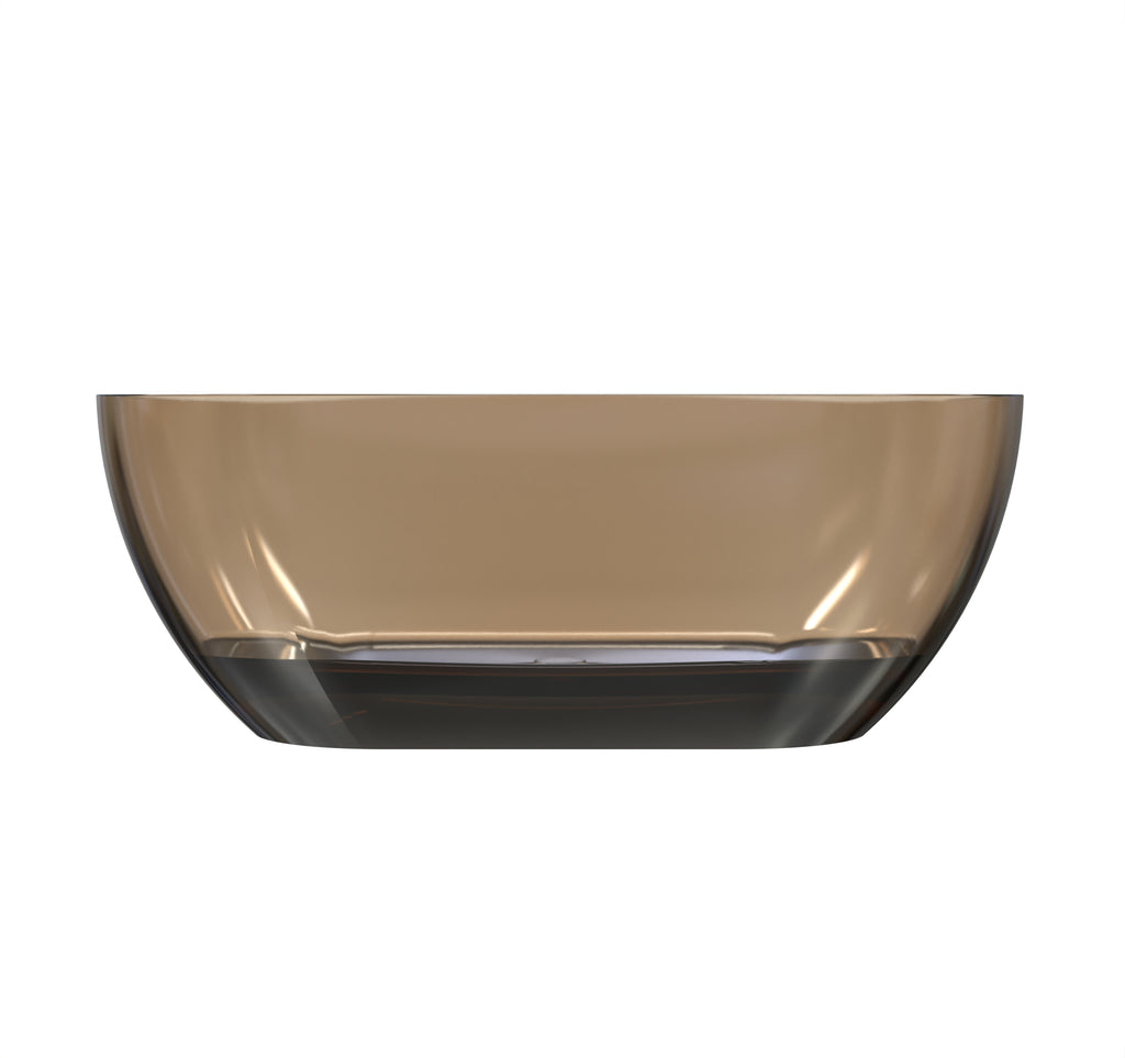 59 Inch Resin Oval Freestanding Bathtub