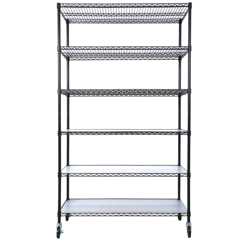 6 Tier 6000lbs Capacity NSF Metal Shelf Wire Shelving Unit