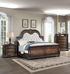 Marble Top Three Drawers Nightstand