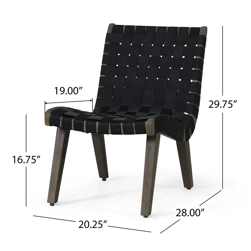 Outdoor 3-Piece Wood Patio Seating Set
