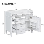 36'' Bathroom Vanity Without Top Sink