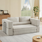 Large Modern Corduroy Sofa
