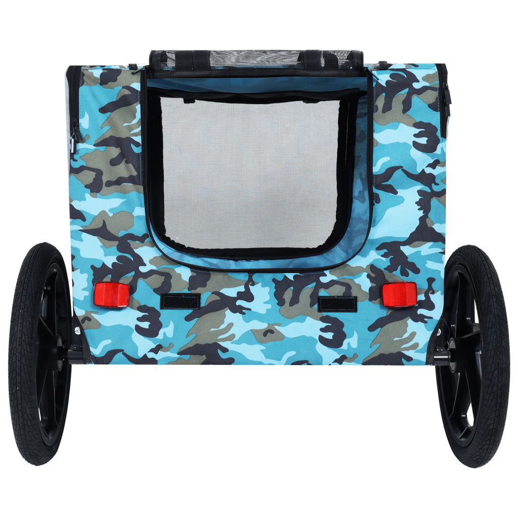 Outdoor Heavy Duty Collapsible Pet Bike Trailer