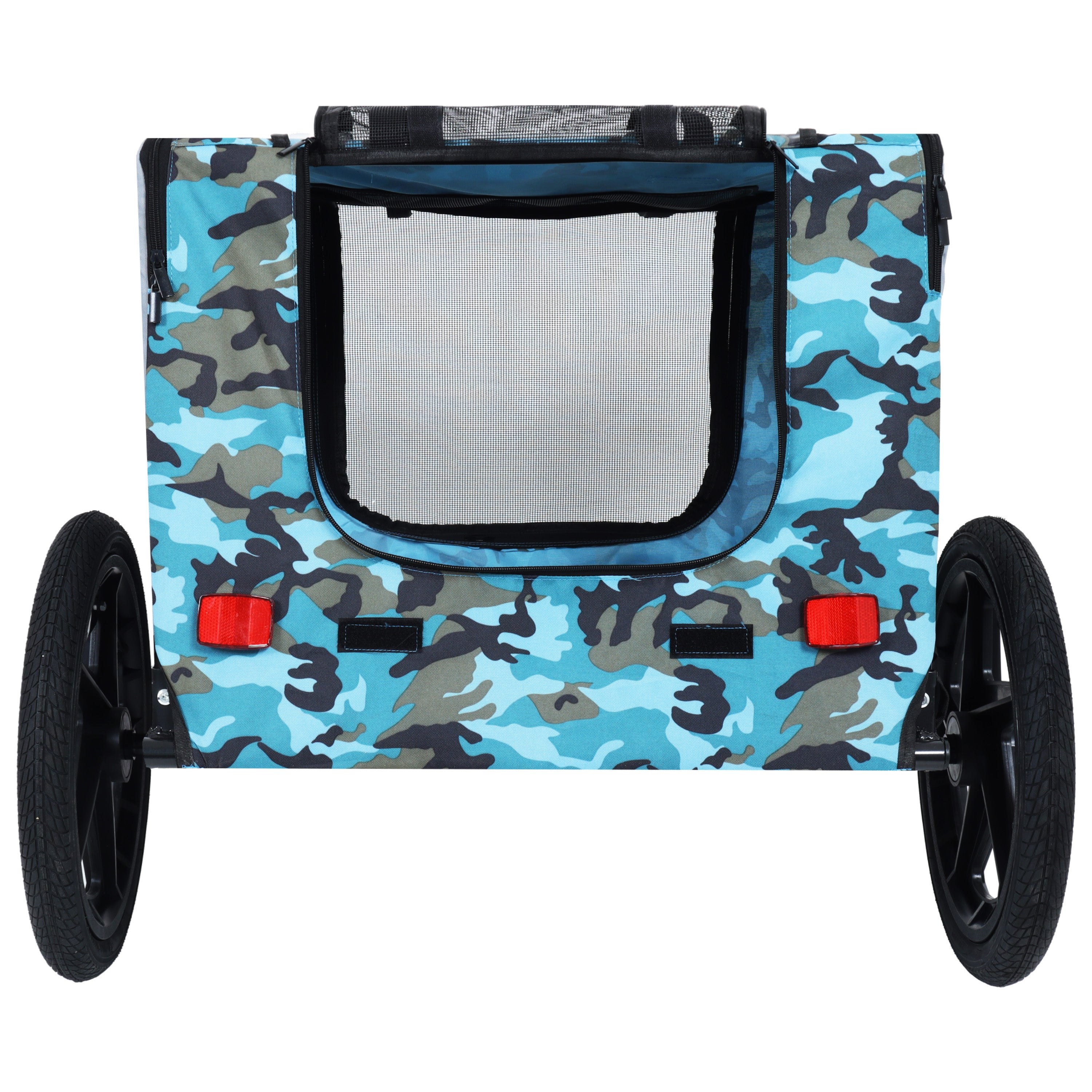 Outdoor Heavy Duty Collapsible Pet Bike Trailer