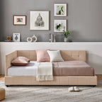 Full Size Upholstered Tufted Bed Frame