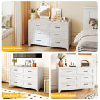 6 Drawer Dresser for Bedroom