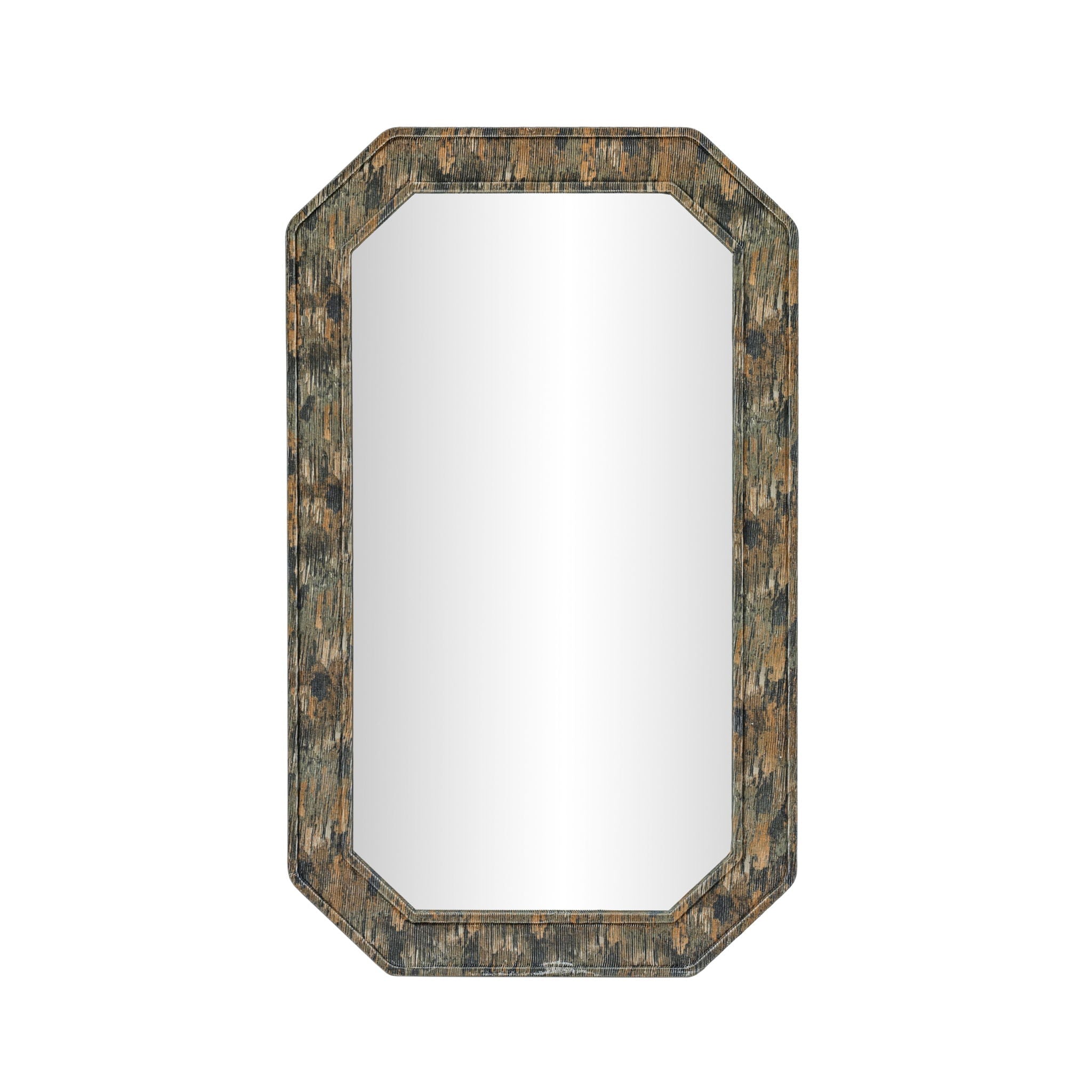 Charlene - 35" x 59" Jewel Wall Mirror - Watercolor Print