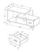 48 Inch TV Stand with Storage Drawer