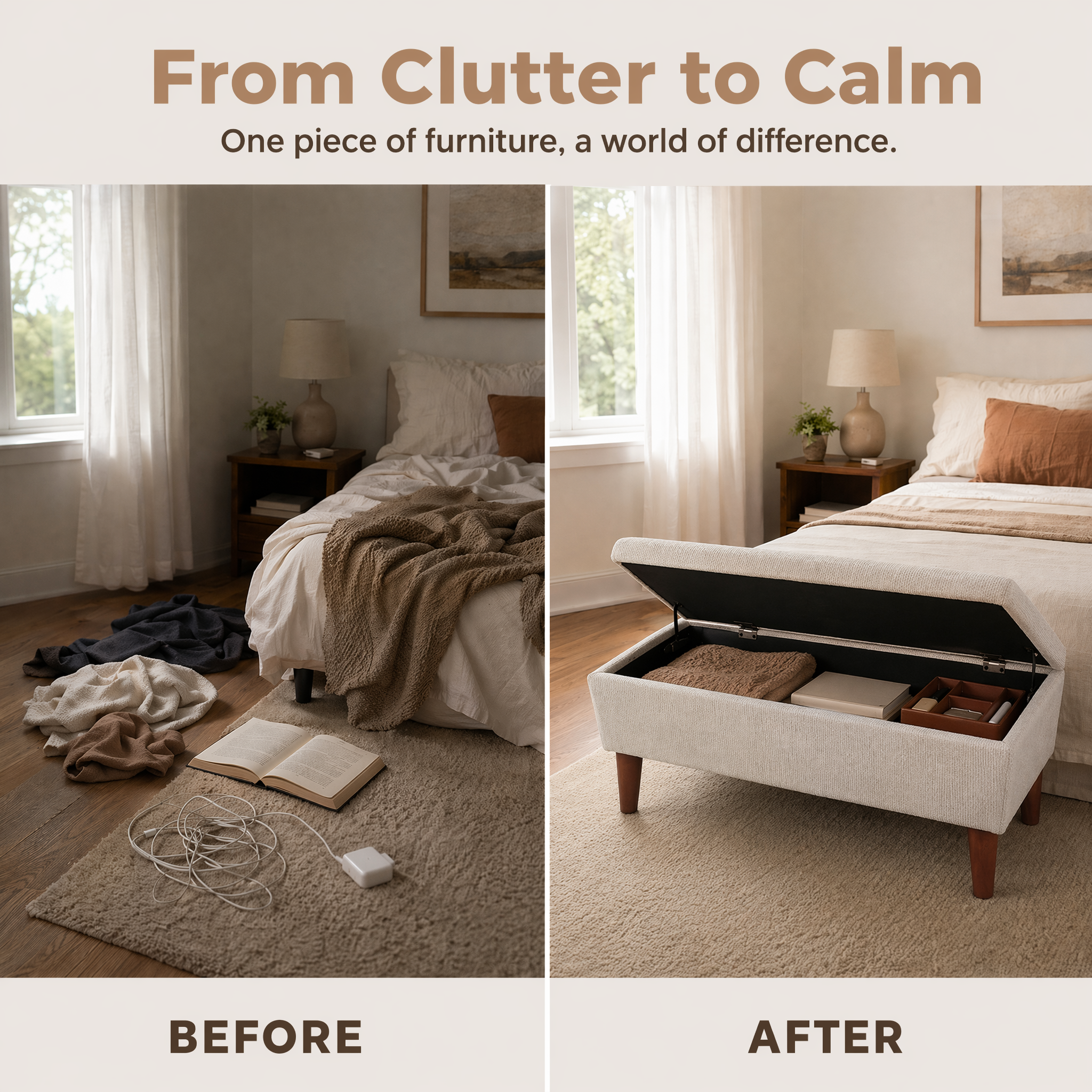 42" Rectangular Ottoman