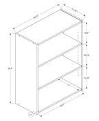 4-Tier Bookshelf for Office and Bedroom