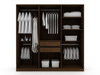 Gramercy 82" Wardrobe Closet in Chestnut