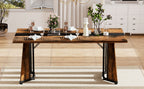 Rustic Large Dining Table for 8 People