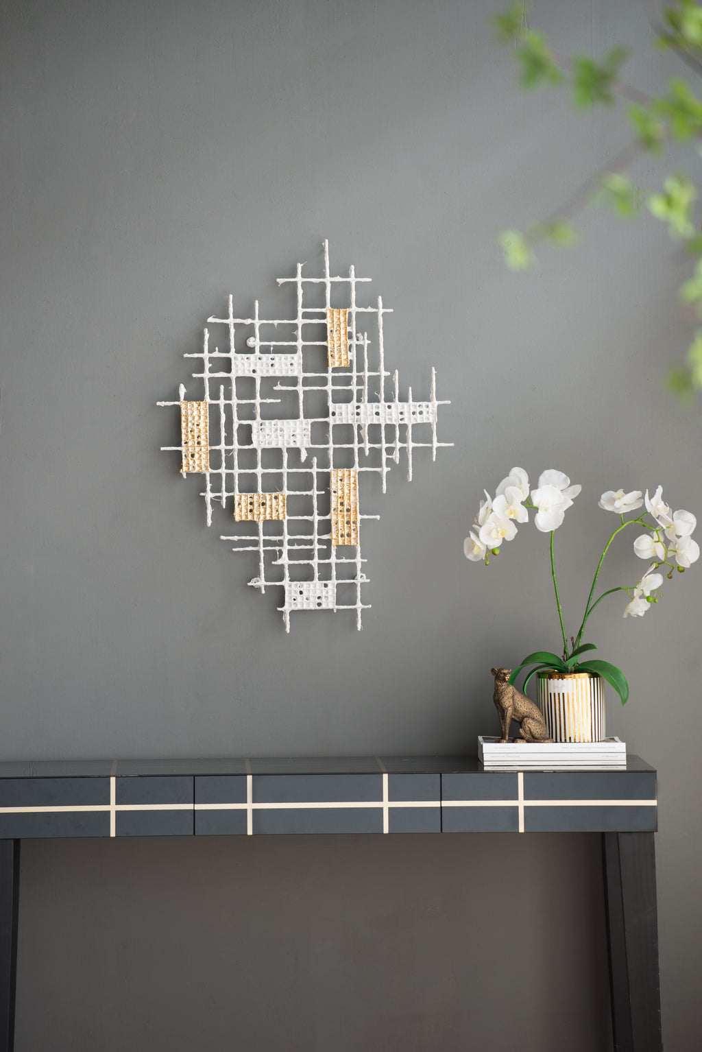 31.7x1.6x23.6" Wall Decor
