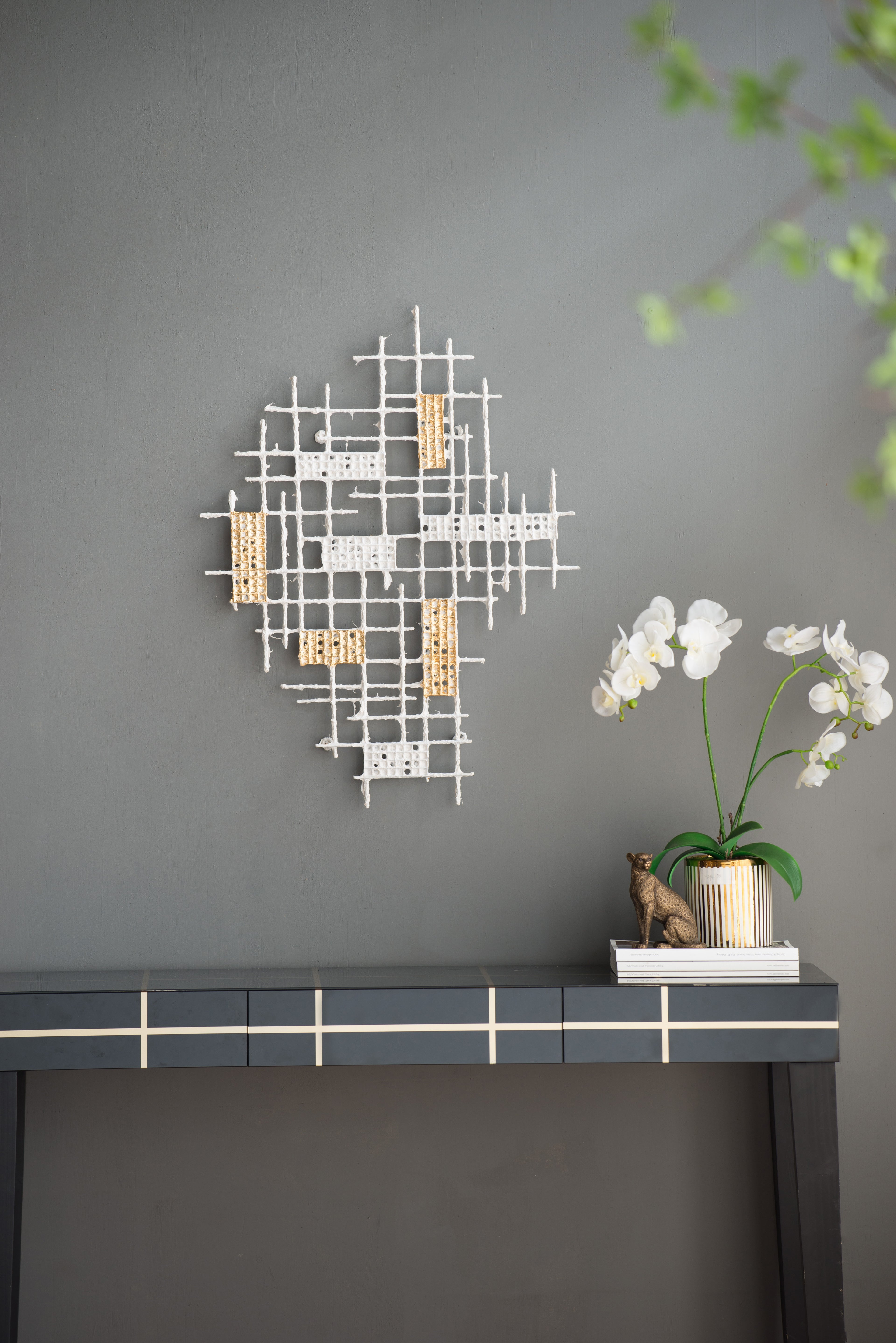 31.7x1.6x23.6" Wall Decor