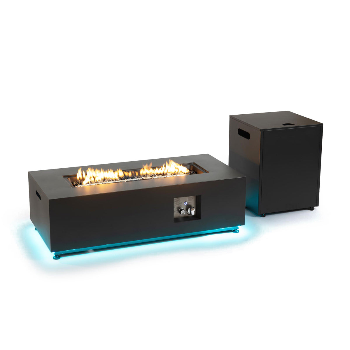 Rectangular Metal LED Firetable