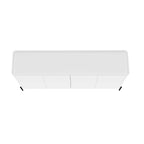 Modern Abbey 66.9" Sideboard with Adjustable Shelves and Metal Legs