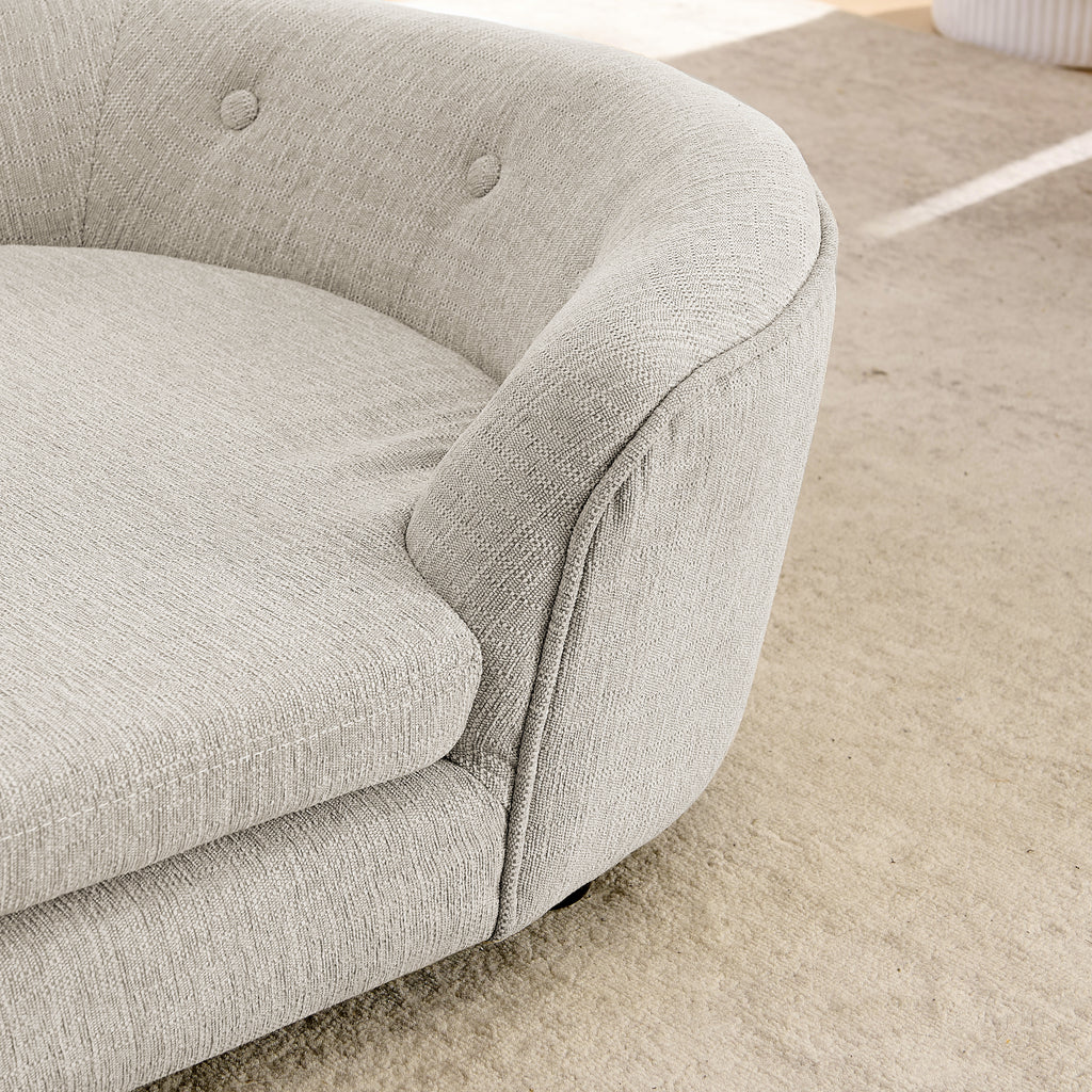 Oversized Oval Semi-Enclosed Dog Sofa