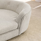 Oversized Oval Semi-Enclosed Dog Sofa