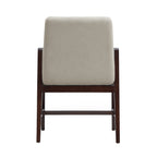 Stella Wood Velvet Armchair in Champagne