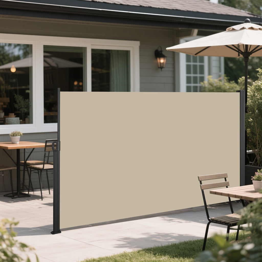 Retractable Side Awning for Outdoor Privacy