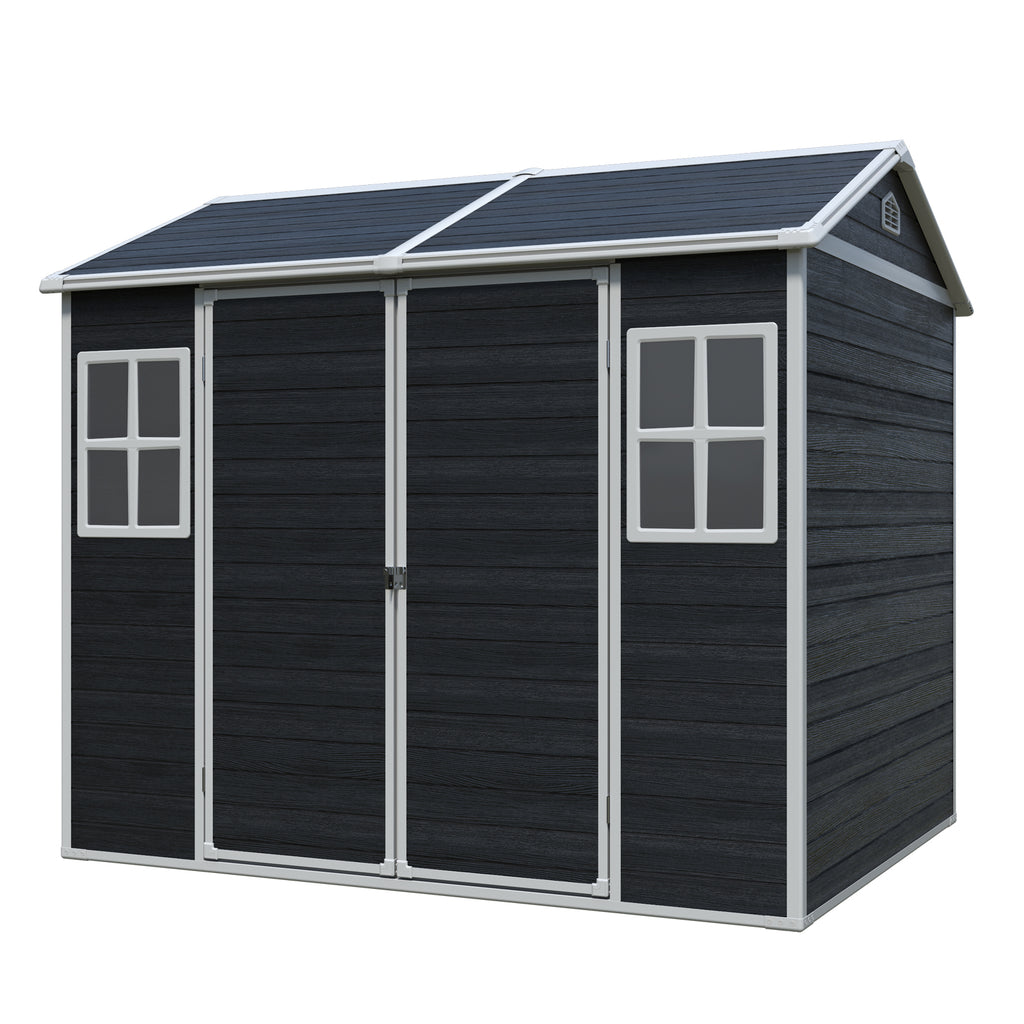 8 x 6ft Resin Outdoor Storage Shed