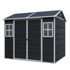 8 x 6ft Resin Outdoor Storage Shed