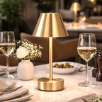 Elegance Rechargeable LED Table Lamp Plated