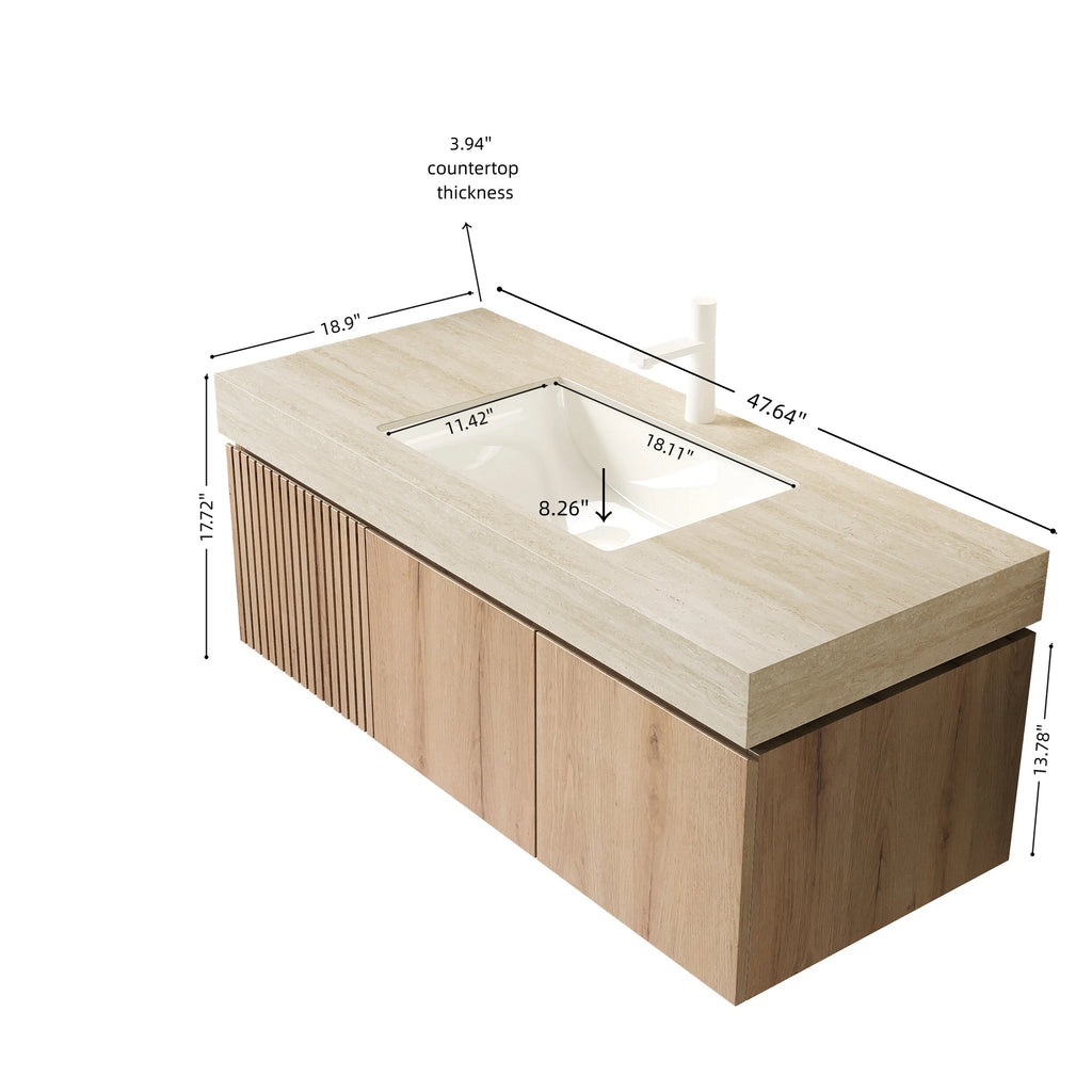 MURI 48" Bathroom Vanity & Sink