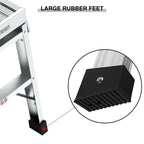 Portable Aluminum Work Platform Ladder