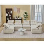 Modular Sofa with Neck and Lumbar Pillows
