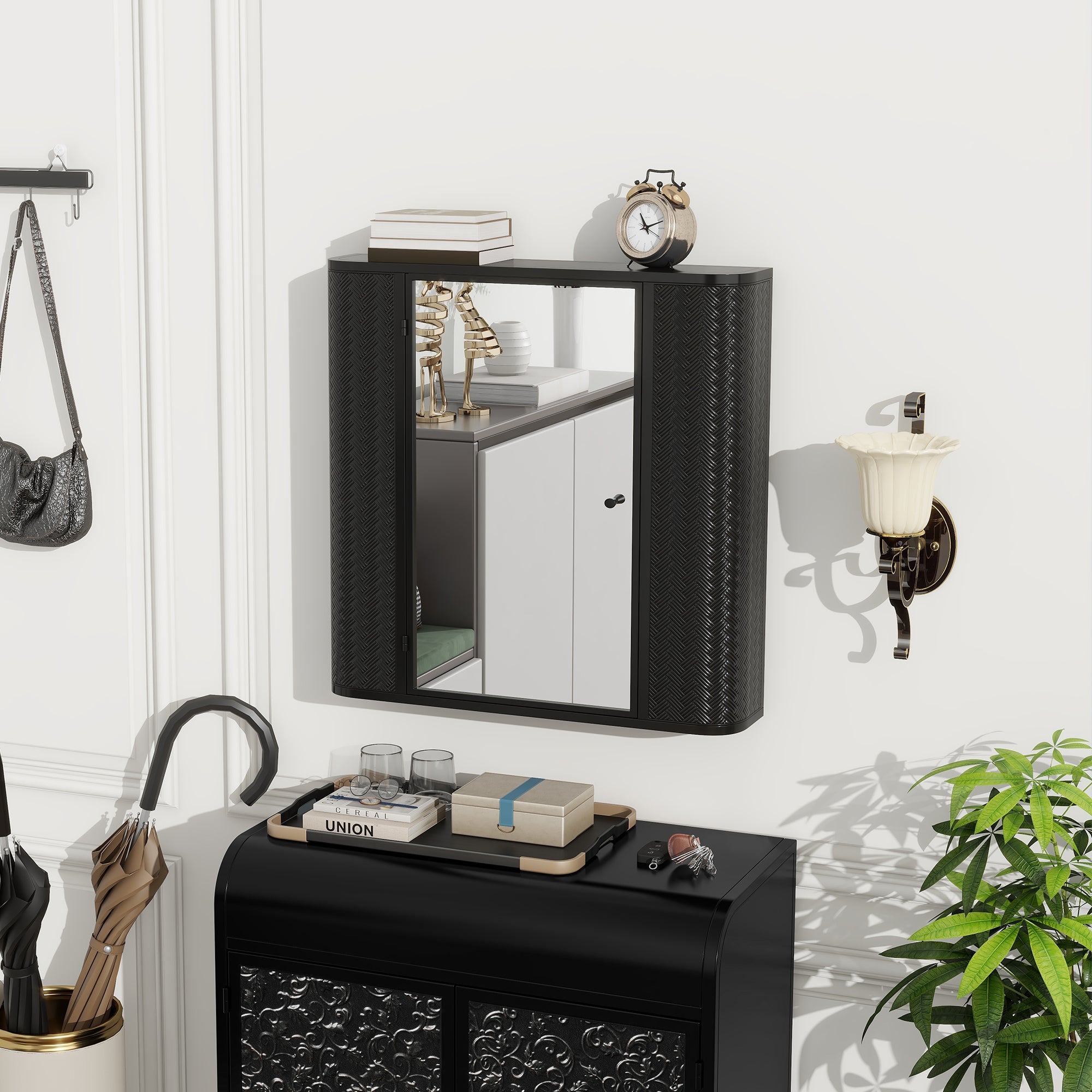 Wall-Mounted Bathroom Cabinet with Mirror