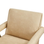 Nessi Modern Faux Leather Arm Chair