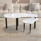 Contemporary Rotatable Cocktail Table